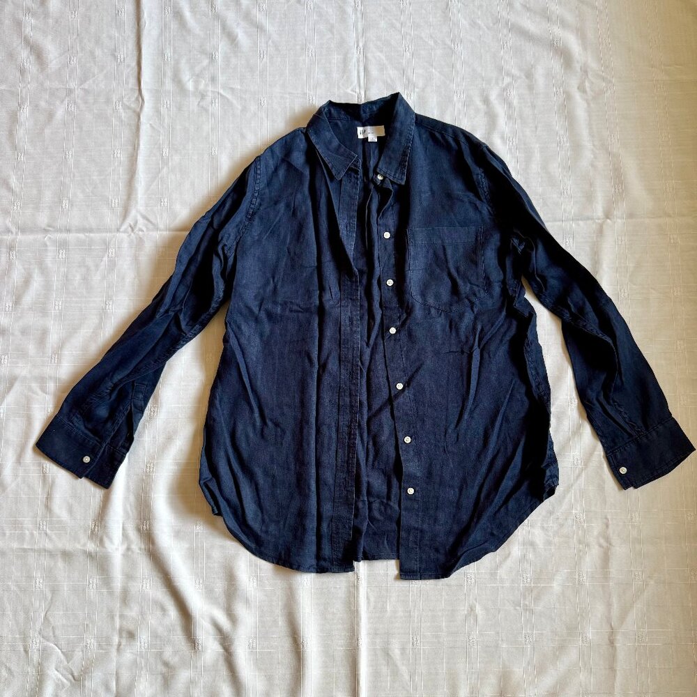GAP 100% Linen Women's Boyfriend Shirt